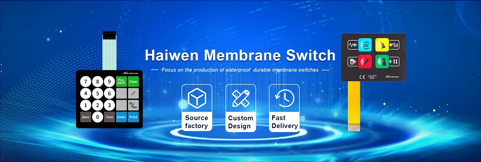 गुणवत्ता पीईटी सर्किट झिल्ली स्विच फैक्टरी