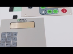 फ्लैट बटन के साथ आरओएचएस एफपीसी मेम्ब्रेन स्विच कस्टम मेम्ब्रेन कीपैड